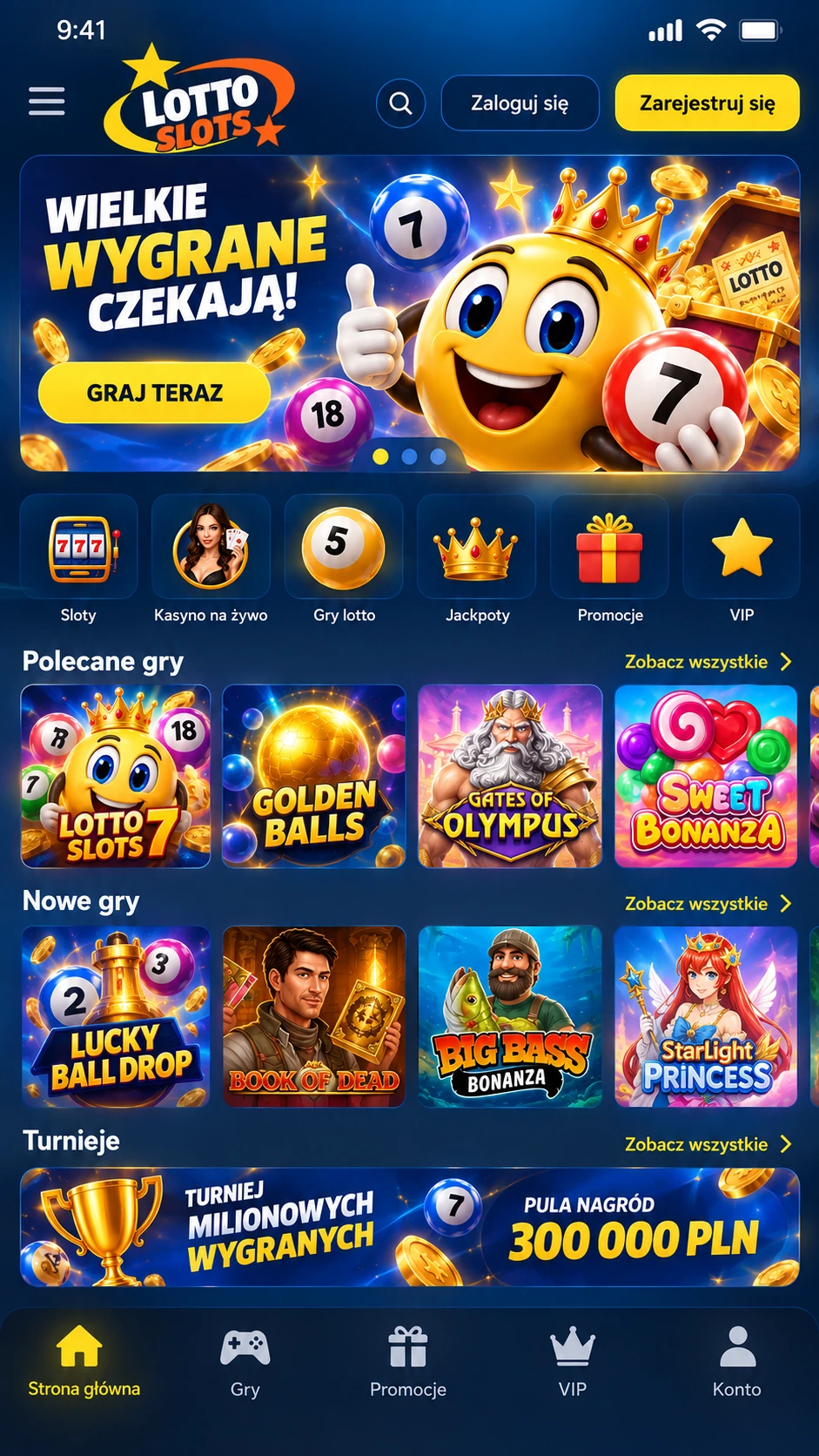 Aplikacja Lotto Slots na iOS i Android
